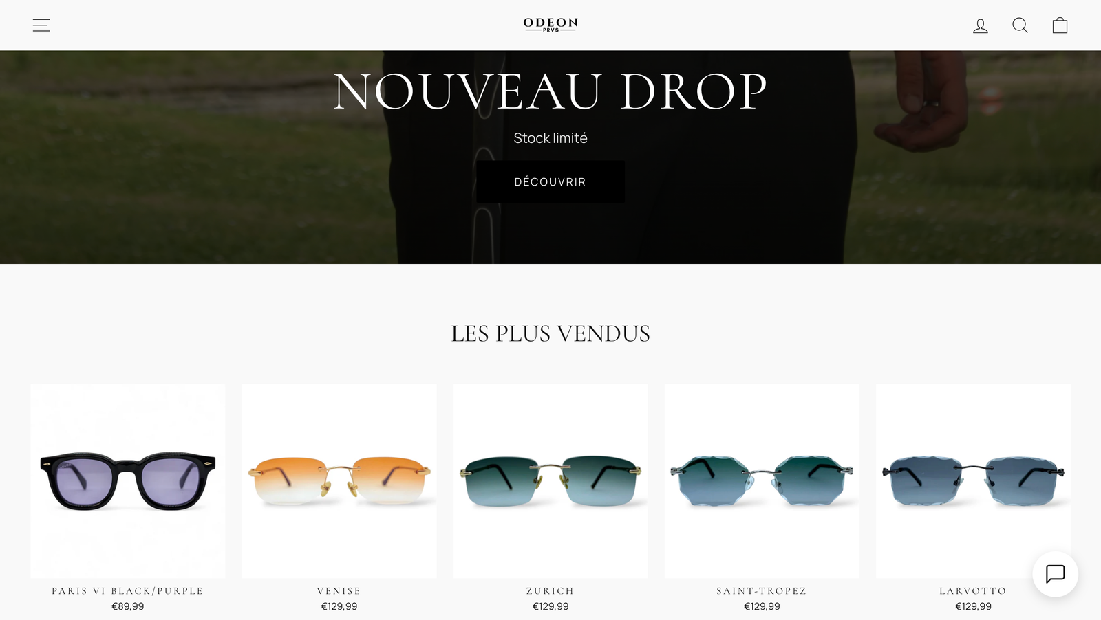 Aperçu du site Odeon PRVS